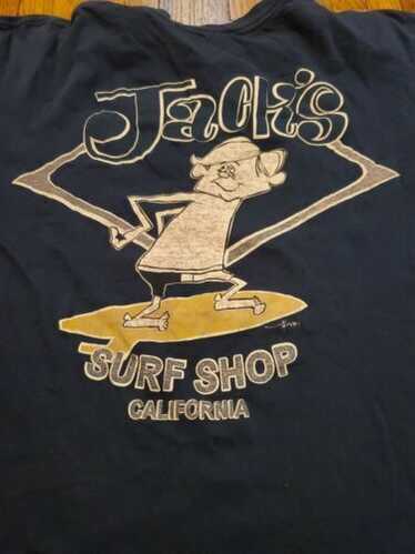 Jacks Surf Shop Long Sleeve Double Sided Logo Size