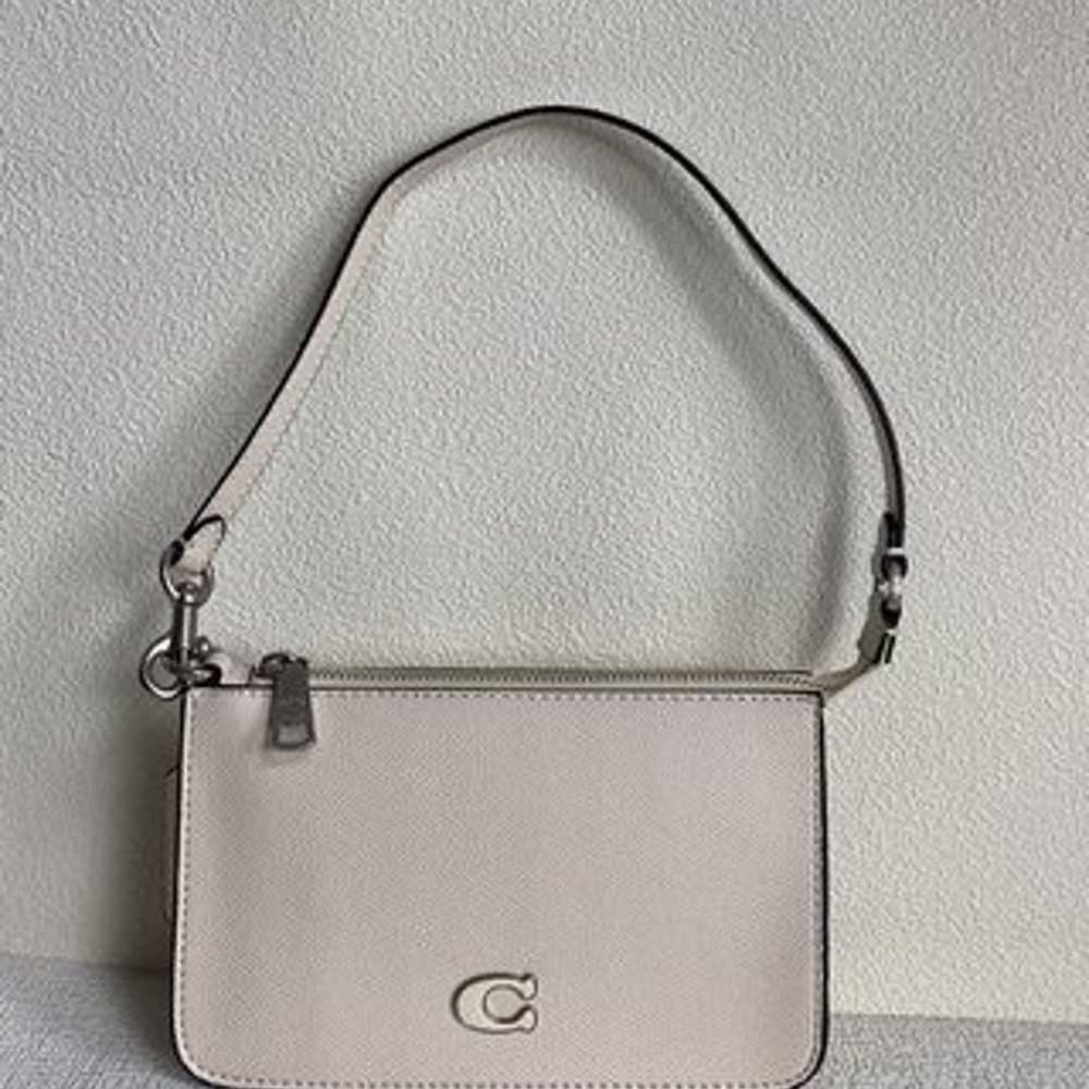 Coach Pouch Bag With Signature Canvas - image 2