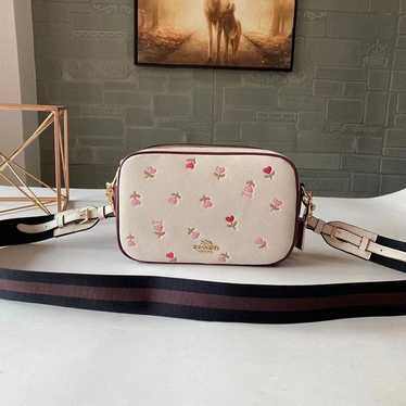 Coach Jes Crossbody With Heart Floral Print