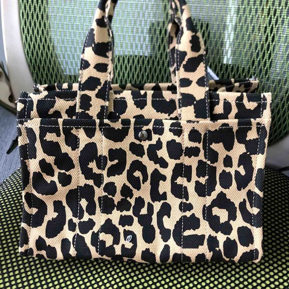 COACH Cargo 26 Leopard print embroidered Tote Tot… - image 2
