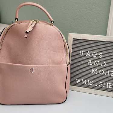 Kate Spade Polly Pink Leather Backpack NWOT