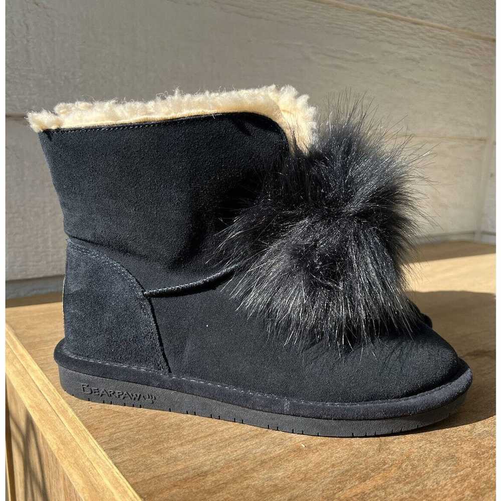 BearPaw Womens Boots Size 8 Libby Suede Sheepskin… - image 2