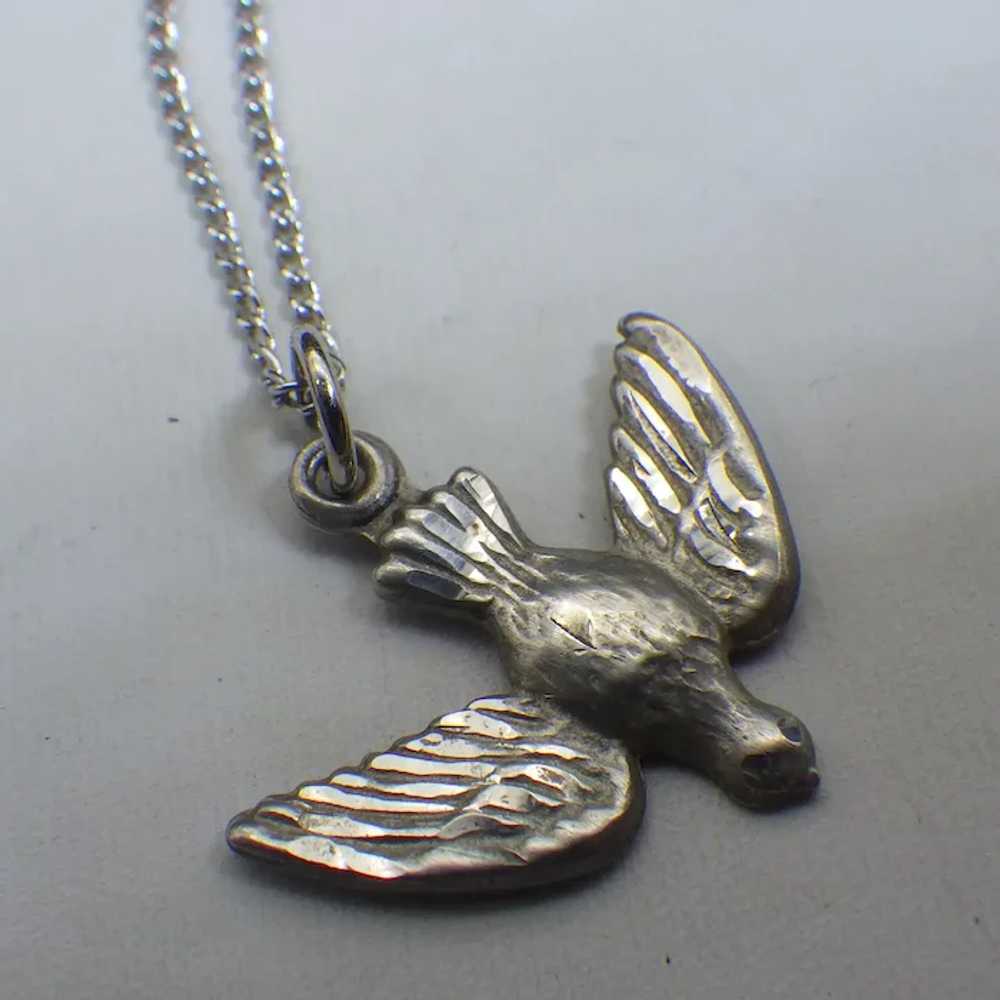 Beautiful Sterling Silver Confirmation Dove Penda… - image 2