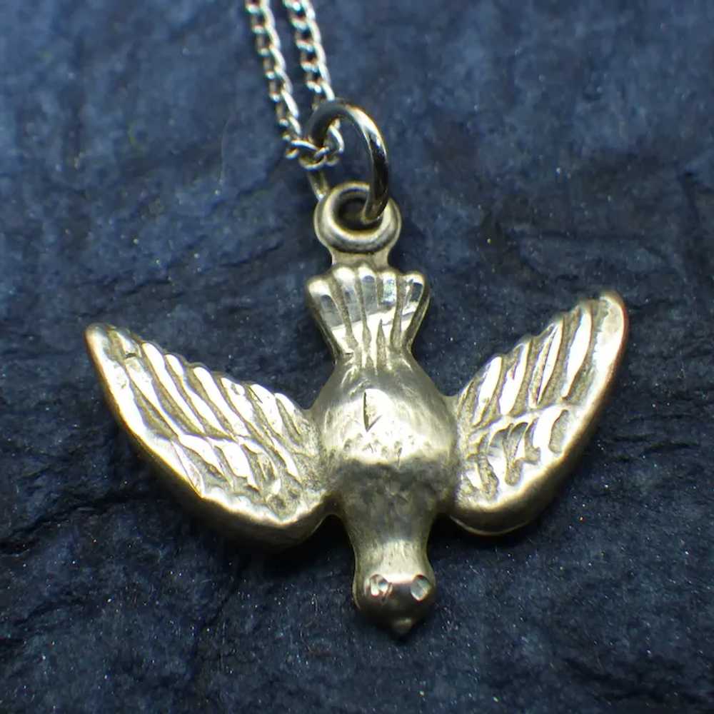 Beautiful Sterling Silver Confirmation Dove Penda… - image 5