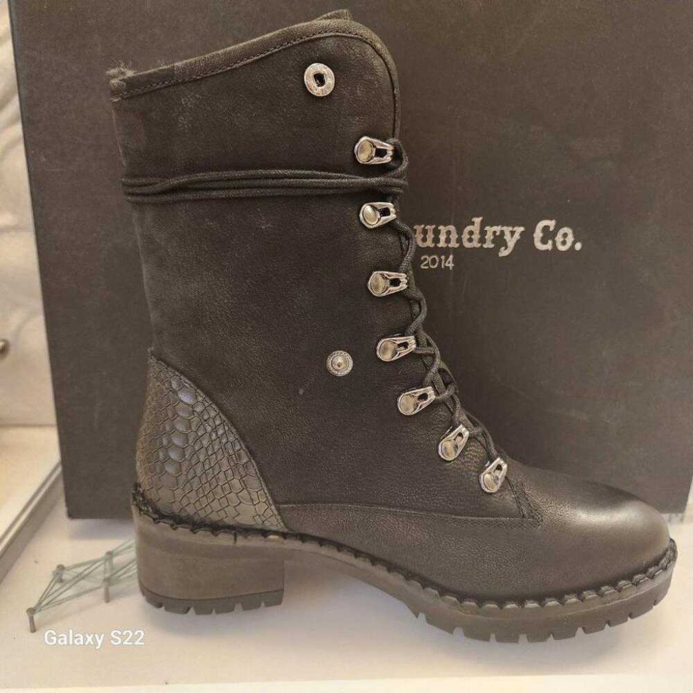 Vintage Foundry Black  "Milan" Leather Boots. NIB… - image 6