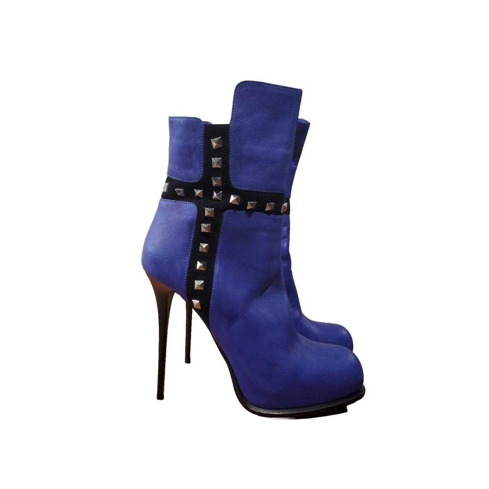 GIANMARCO LORENZI Ankle Boots Women's 9 Leather I… - image 4