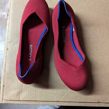 Rothy's Bright red pointed flats - image 1