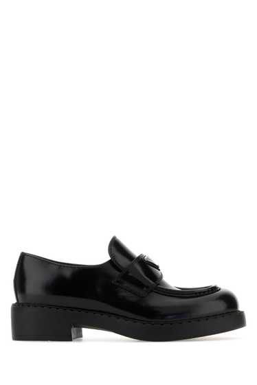 Prada Black Leather Loafers