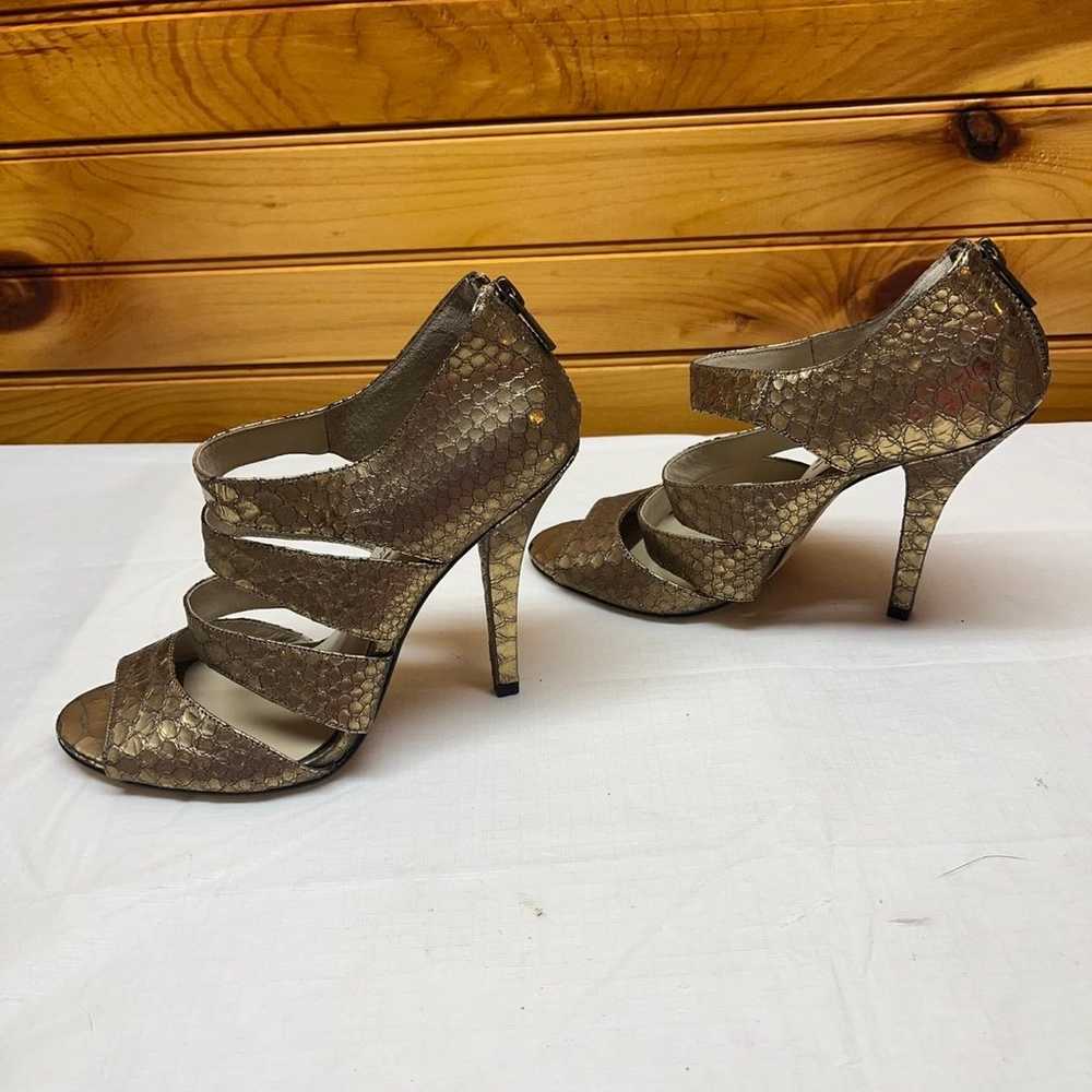 Michael Kors metallic bronze heels - image 4