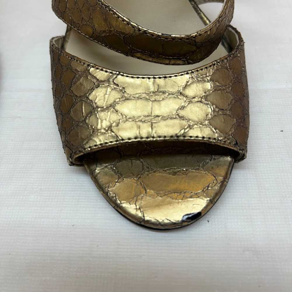 Michael Kors metallic bronze heels - image 6