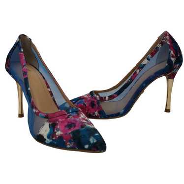 Thalia Sodi Blue and Pink Natalia Heels Size 7M