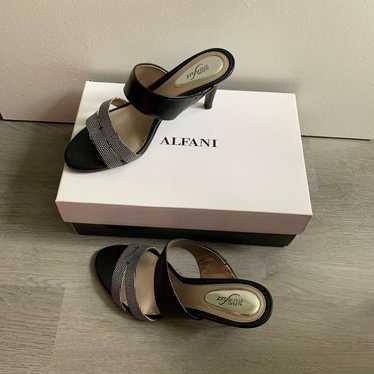 Alfani Step N Flex Black White Heel Slip On Pumps… - image 1