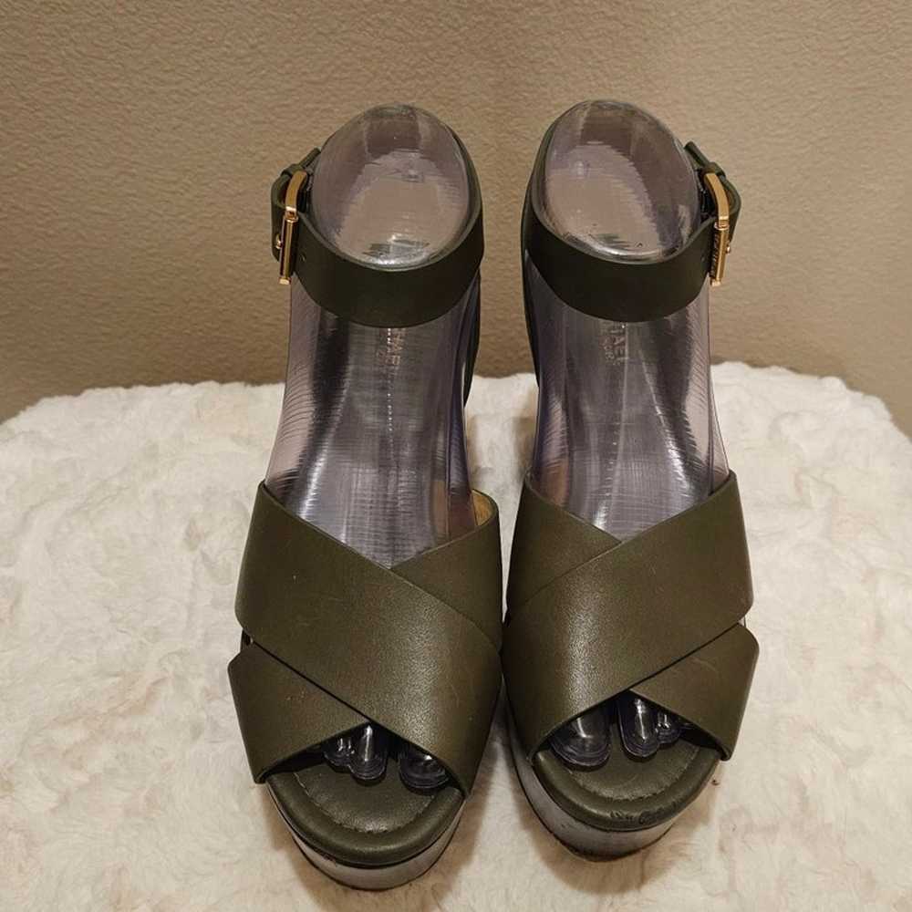 Michael Kors Platform Ankle Strap Heels Size 6 - image 3