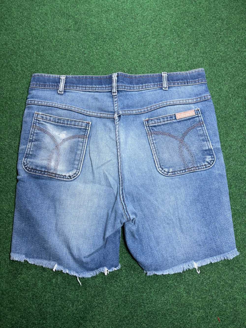 Vintage Vintage 70s Women’s Cutoff Jorts Talon 36… - image 2