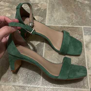 Naturalizer Like New 27 Edit Green Iriss Suede An… - image 1