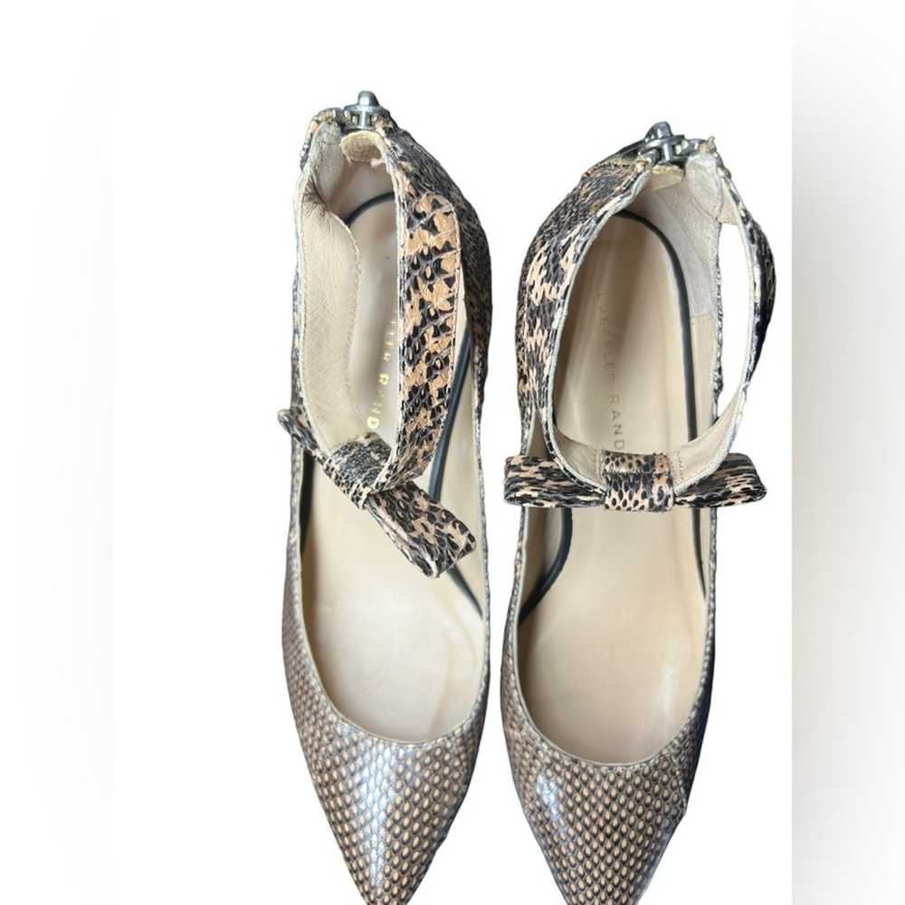 Loeffler Randall Snake Skin Heels - image 7