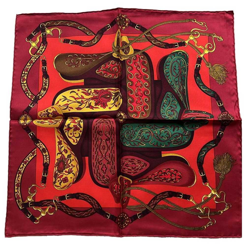 Hermès Bandana 55 silk neckerchief - image 1