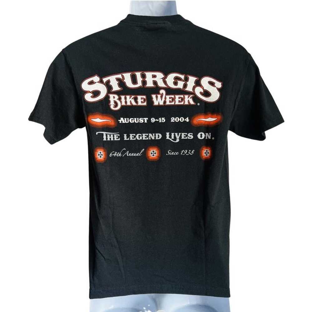 Hanes Sturgis South Dakota Bike Week Black Orange… - image 4