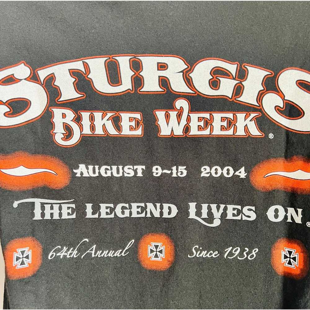 Hanes Sturgis South Dakota Bike Week Black Orange… - image 7