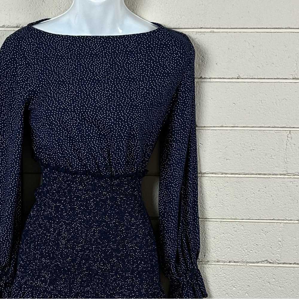 Urban Outfitters Blue Polka Dot Dress size XS I'm - image 7