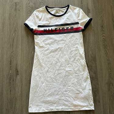 Tommy Hilfiger White T-Shirt Dress Sundress - Size