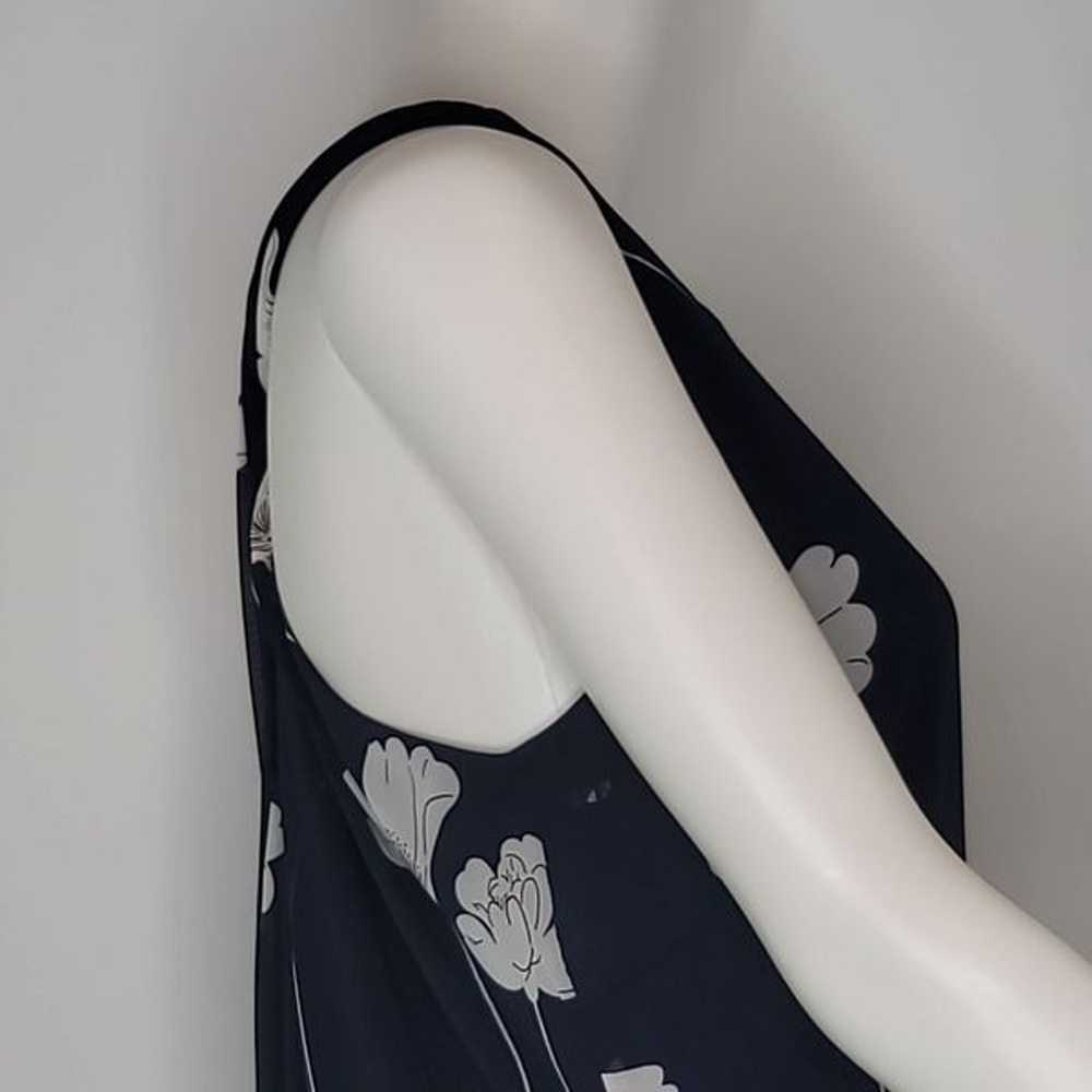 American Living Navy & White Floral Sleeveless Dr… - image 5