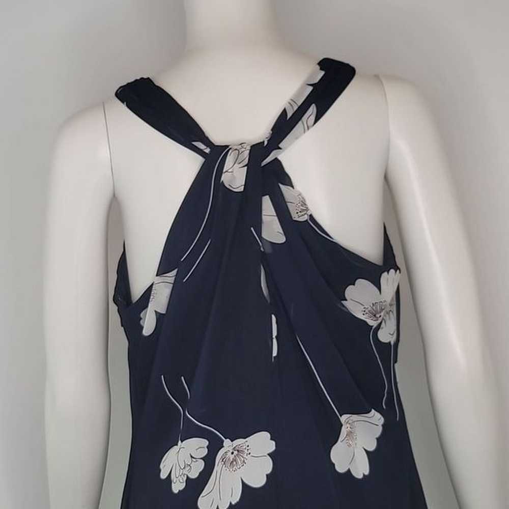 American Living Navy & White Floral Sleeveless Dr… - image 8
