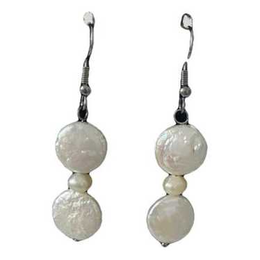 Non Signé / Unsigned Pearl earrings