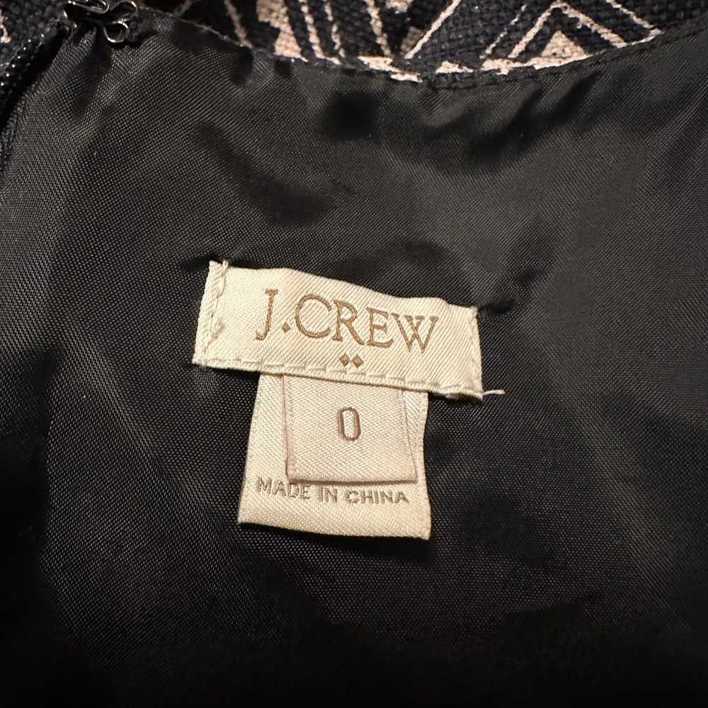 J. Crew Dress Diamond Ikat Zig Zag Print Sheath - image 10