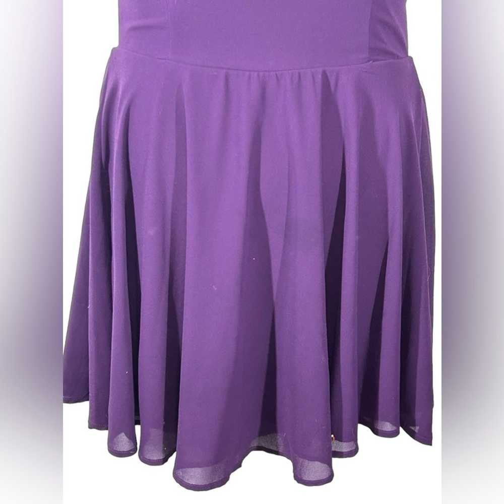Lulu’s Good Deeds Purple Lace Up Skater Dress Siz… - image 6