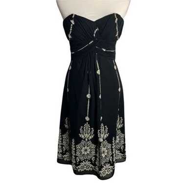 Vintage White House Black Market Strapless Dress 2