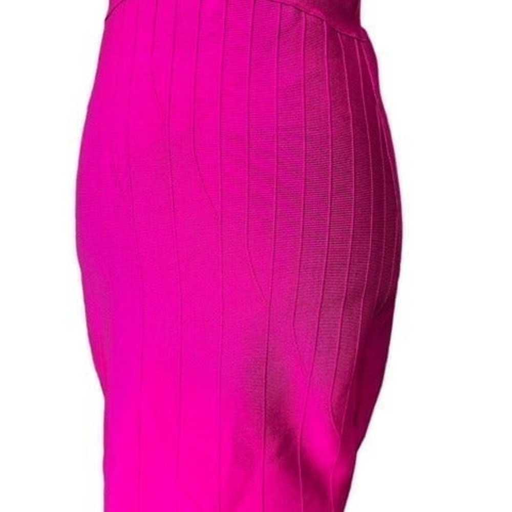 GUESS Bodycon Dress Cut-Out Waist Ribbed Sleevele… - image 2