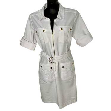 Sharagano White Shirt Dress size 12