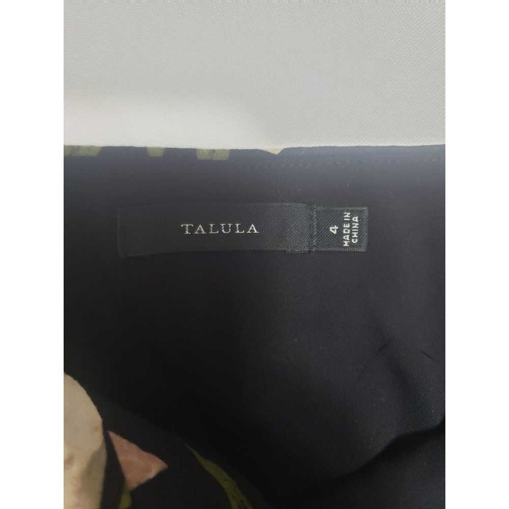 Aritzia Talula Womens Black Floral Sleeveless Fit… - image 5