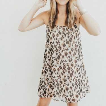 NWOT Carly Jean Leopard Print Dress
