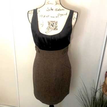 Bebe Black and Brown Dress size Medium