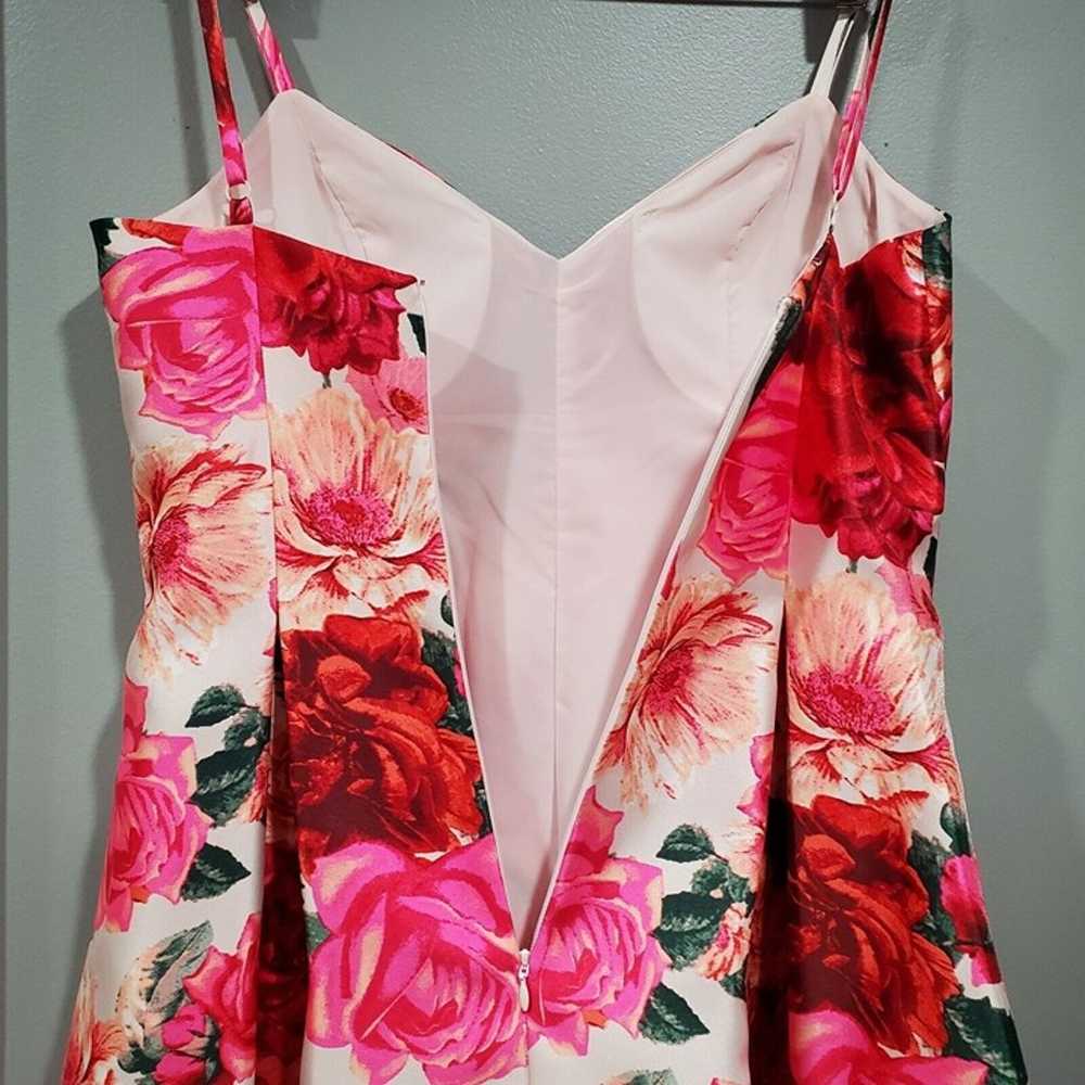 Eliza J Women's Floral Pink Fit & Flare Midi Dres… - image 11
