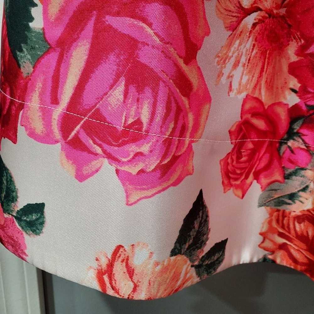 Eliza J Women's Floral Pink Fit & Flare Midi Dres… - image 5