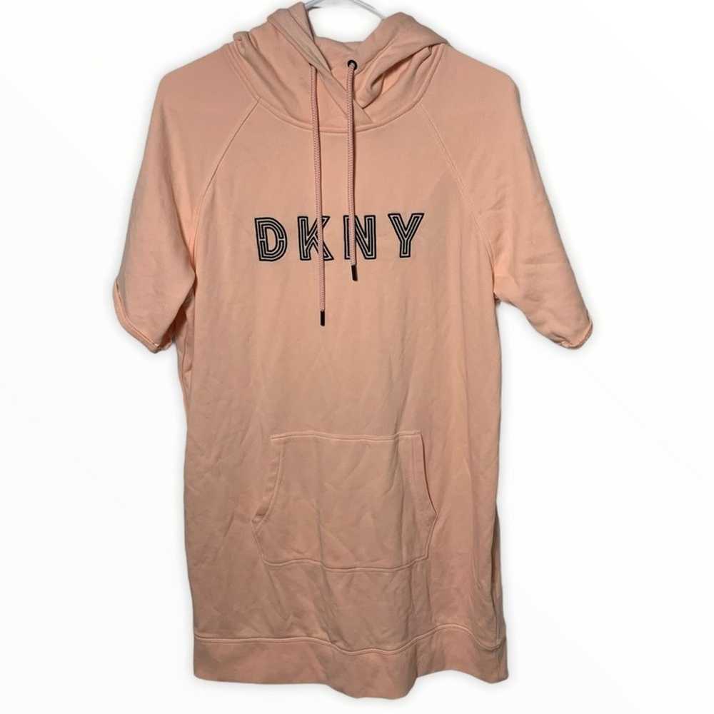 DKNY EMBROIDERED TRACK LOGO SNEAKER DRESS NWOT M - image 2
