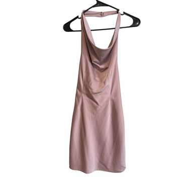 Revolve By The Way Women's Pink Backless Halter S… - image 1