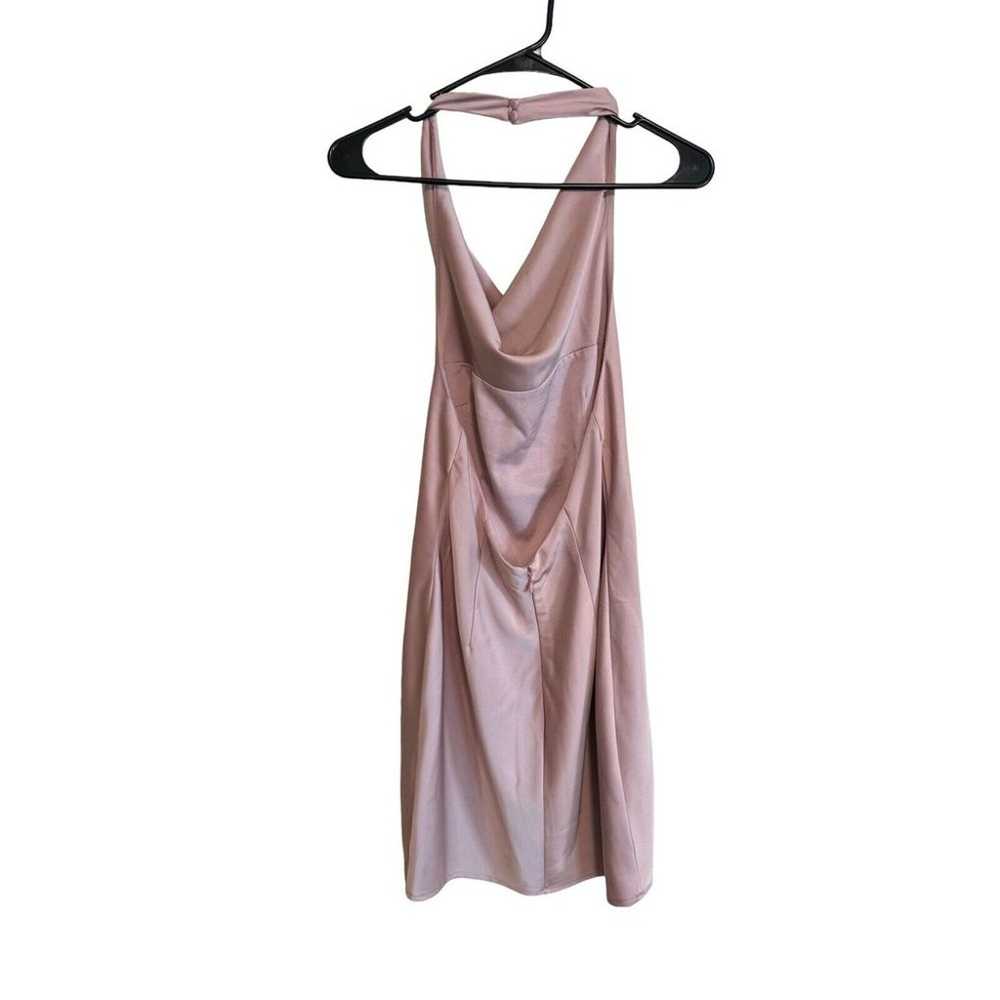 Revolve By The Way Women's Pink Backless Halter S… - image 3