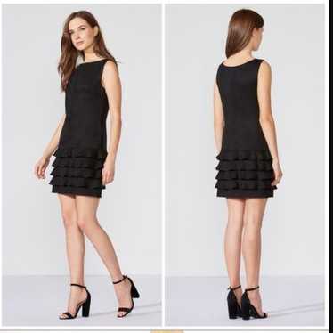 NWOT  Bailey 44 -Black Ruffled Dress M