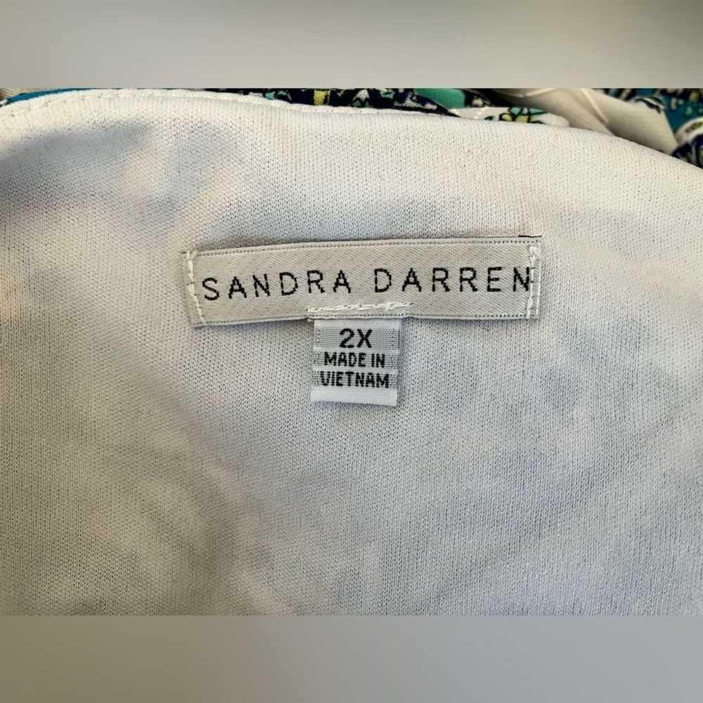 Sandra Darren Womens 3/4 Sleeve Dress in Turquois… - image 5