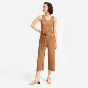 Everlane cotton luxe jumpsuit in toasted coconut - image 1