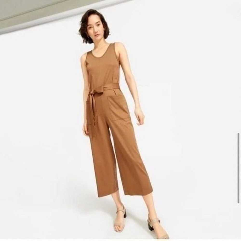 Everlane cotton luxe jumpsuit in toasted coconut - image 2