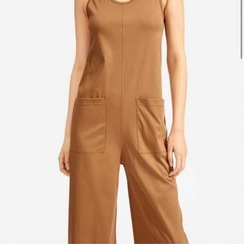 Everlane cotton luxe jumpsuit in toasted coconut - image 3