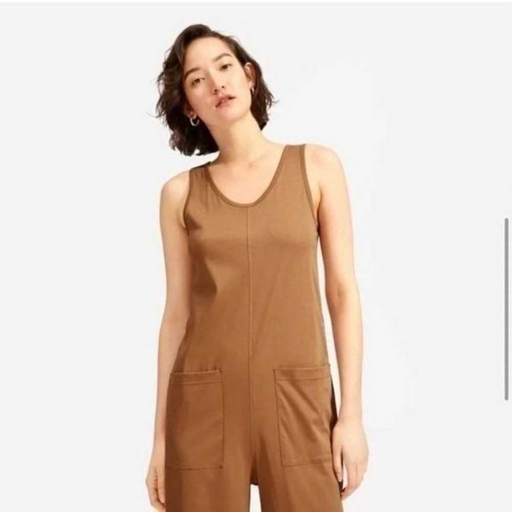 Everlane cotton luxe jumpsuit in toasted coconut - image 4