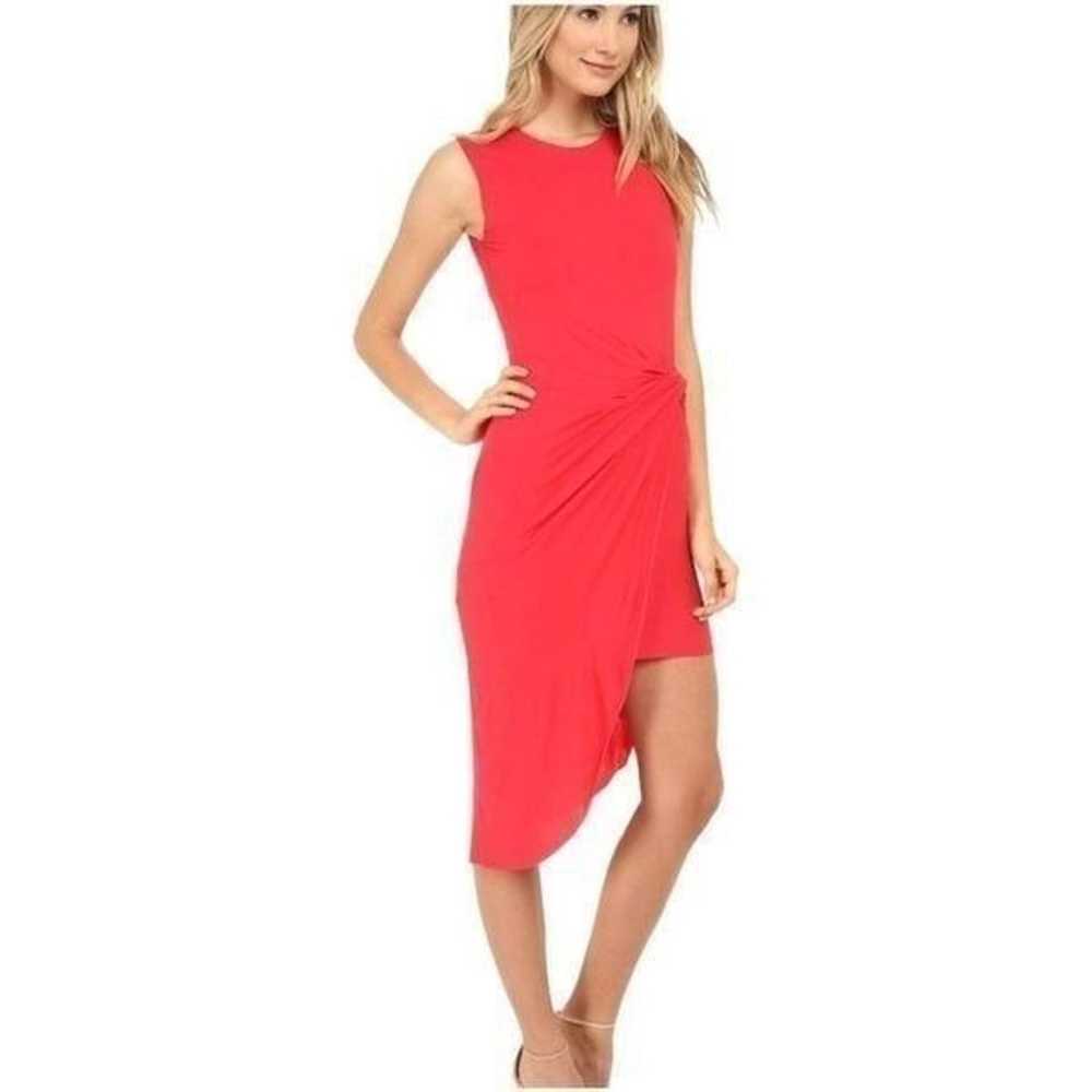 Bailey 44 Watermelon Red Side Knot Dress - image 3