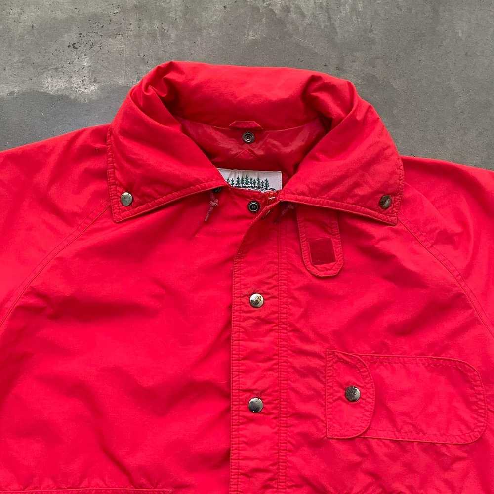 Vintage Vintage 90s Northbilt Blood Orange Anorak… - image 2