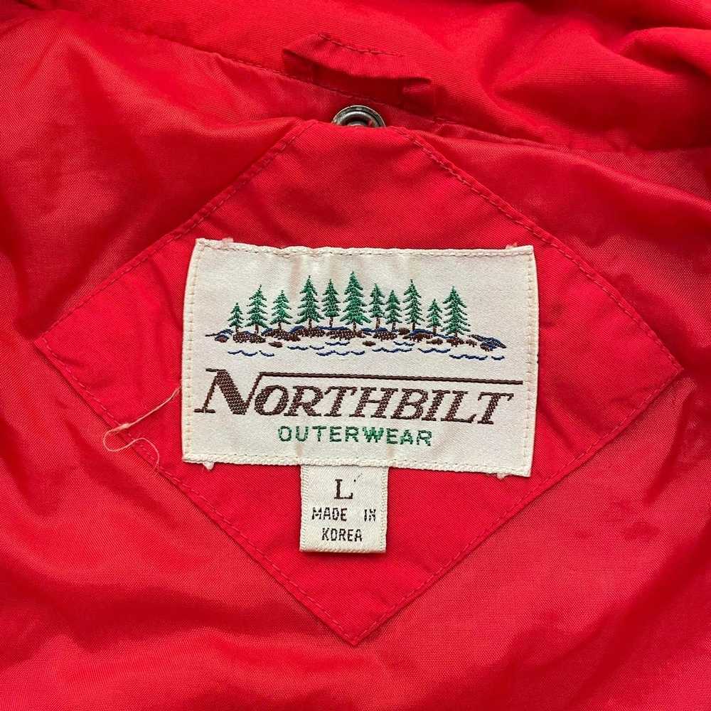 Vintage Vintage 90s Northbilt Blood Orange Anorak… - image 4